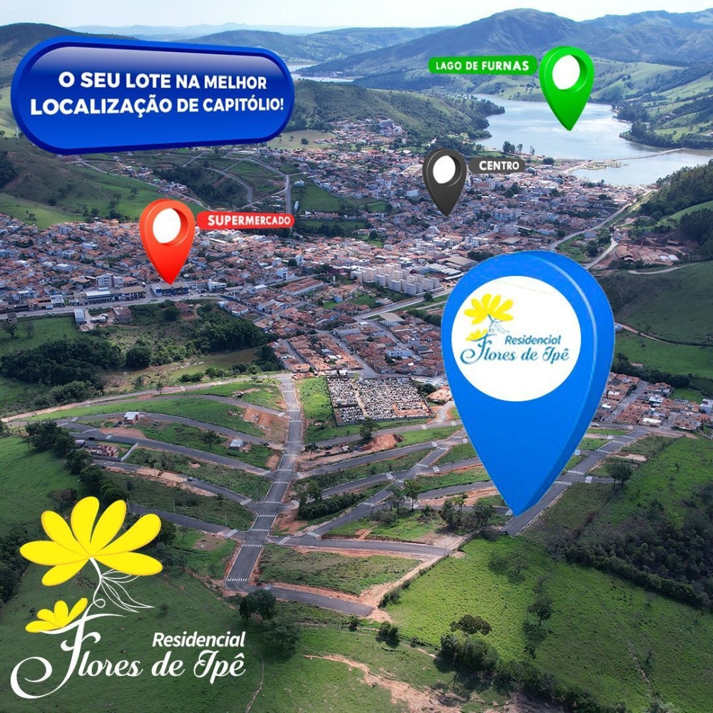 Lote > venda > Flores de Ipê - Capitólio-MG