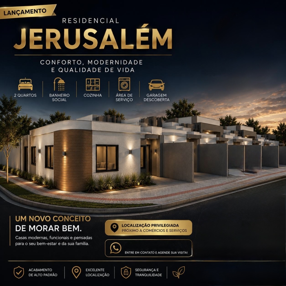 Casa Geminada > venda > Residencial Jerusalém - Tiradentes - Betim